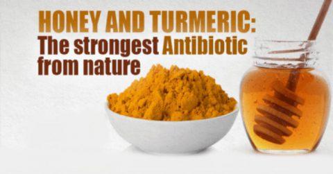 The Strongest Natural Antibiotic - Turmeric and Raw Honey